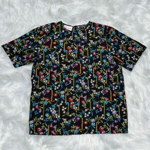 5/$20🛎️ Vintage Botanical Blouse